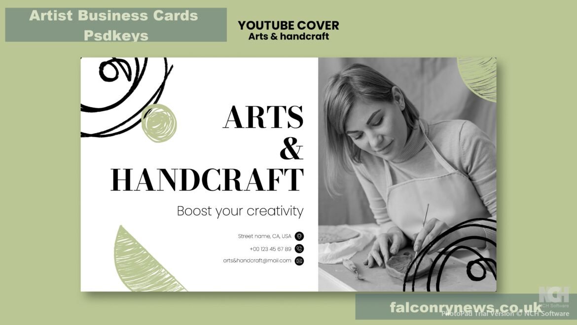 Artist Business Cards PSDKeys: (No.1) Complete Guide to Stunning, Editable Creative Cards